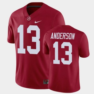 Men's Alabama Crimson Tide Game Crimson Aaron Anderson #13 Jersey 944666-613