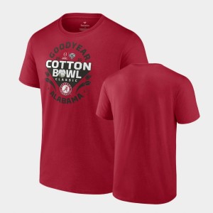 Men's Alabama Crimson Tide College Football Crimson 2021 Cotton Bowl Whistle T-Shirt 237698-590