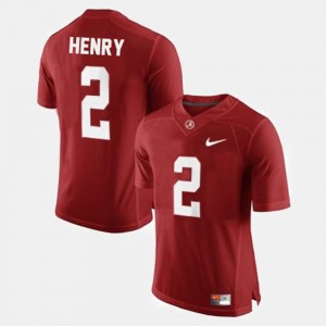 Men's Alabama Crimson Tide College Football Red Derrick Henry #2 Jersey 971879-429