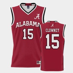 Men's Alabama Crimson Tide College Basketball Crimson Noah Clowney #15 ProSphere Jersey 670409-168