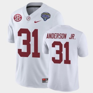 Men's Alabama Crimson Tide 2021 Cotton Bowl White Will Anderson Jr. #31 Game Jersey 274411-430