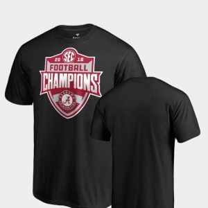 Men's Alabama Crimson Tide 2018 SEC Football Champions Black Big & Tall T-Shirt 503313-482