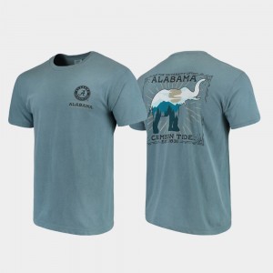 Men's Alabama Crimson Tide State Scenery Blue Comfort Colors T-Shirt 799300-751