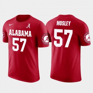 Men's Alabama Crimson Tide Future Stars Red C.J. Mosley #57 Football T-Shirt 259076-571