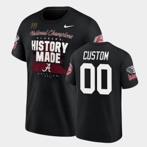 Men's Alabama Crimson Tide 2020 National Champions Black Custom #00 Locker Room T-Shirt 747065-308