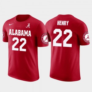 Men's Alabama Crimson Tide Future Stars Red Derrick Henry #22 Football T-Shirt 483490-384