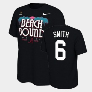 Men's Alabama Crimson Tide 2021 National Championship Black DeVonta Smith #6 Bound College Football Playoff T-Shirt 788726-732
