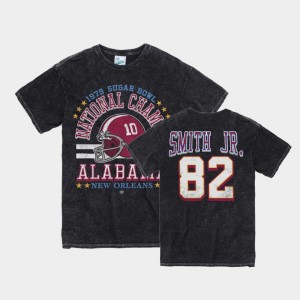 Men's Alabama Crimson Tide Vintage Tubular Black Irv Smith Jr. #82 1979 Sugar Bowl T-Shirt 274672-350