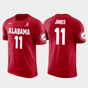 Men's Alabama Crimson Tide Future Stars Red Julio Jones #11 Football T-Shirt 601400-468