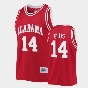 Men's Alabama Crimson Tide Commemorative Basketball Crimson Keon Ellis #14 Classic Jersey 673417-825