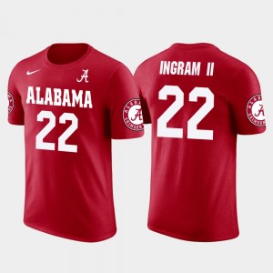 Men's Alabama Crimson Tide Future Stars Red Mark Ingram #22 Football T-Shirt 974448-821